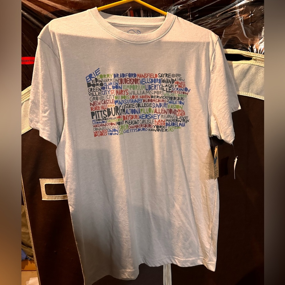 NWT Pennsylvania towns tshirt